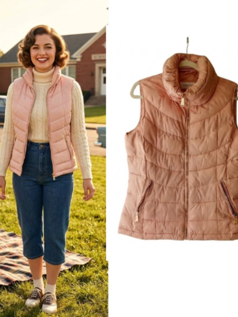Calvin Klein Women's Pink Gilet